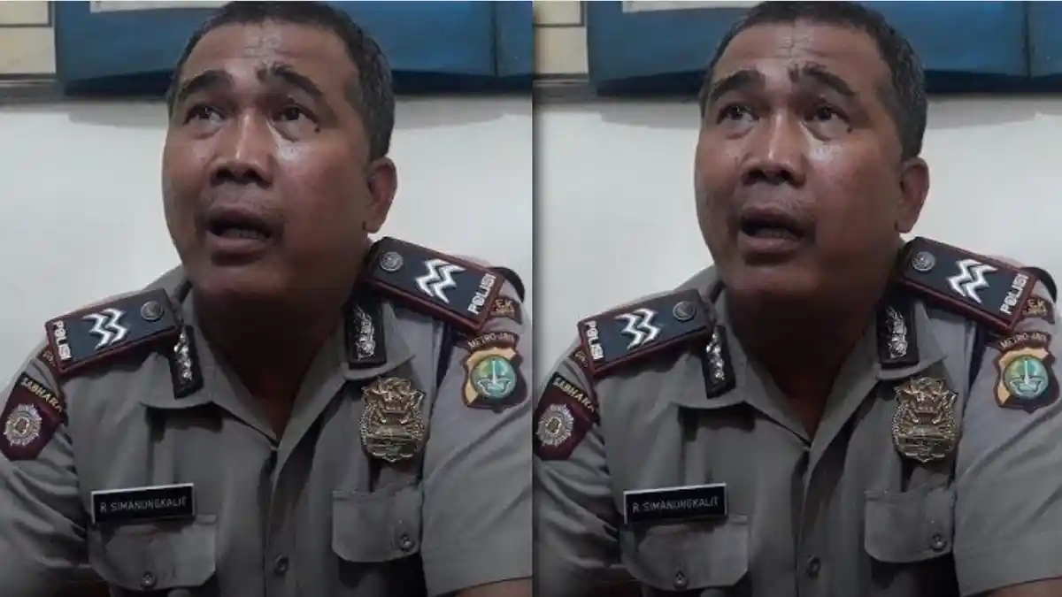 Cerita Aiptu Ridwan Simanungkalit, Ungkap Awal Dirinya Tegur Pengendara Nmax Kenakan Seragam Ojol