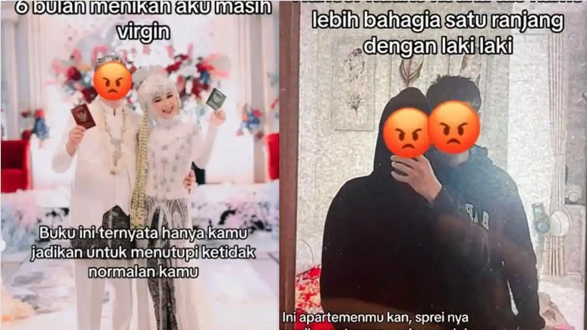 Viral Wanita Ini Menikah 6 Bulan Tapi Masih Perawan, Ungkap Suami Penyuka Sesama Jenis