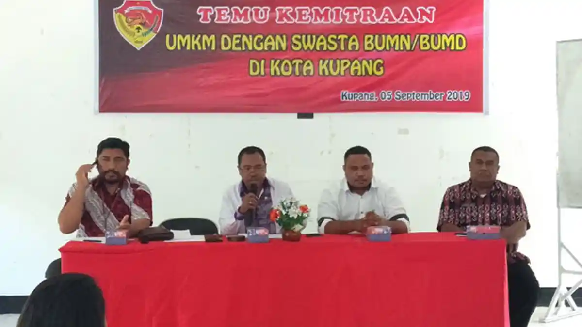 Temu Kemitraan UMKM dengan Swasta BUMN/BUMD di Kota Kupang