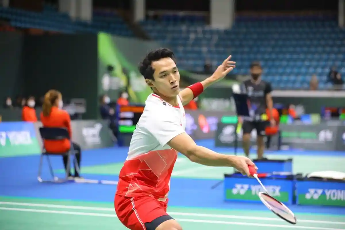 Sedang Berlangsung Live Streaming Semifinal Korea Open 2022, Jonatan Christie vs Kidambi Srikanth