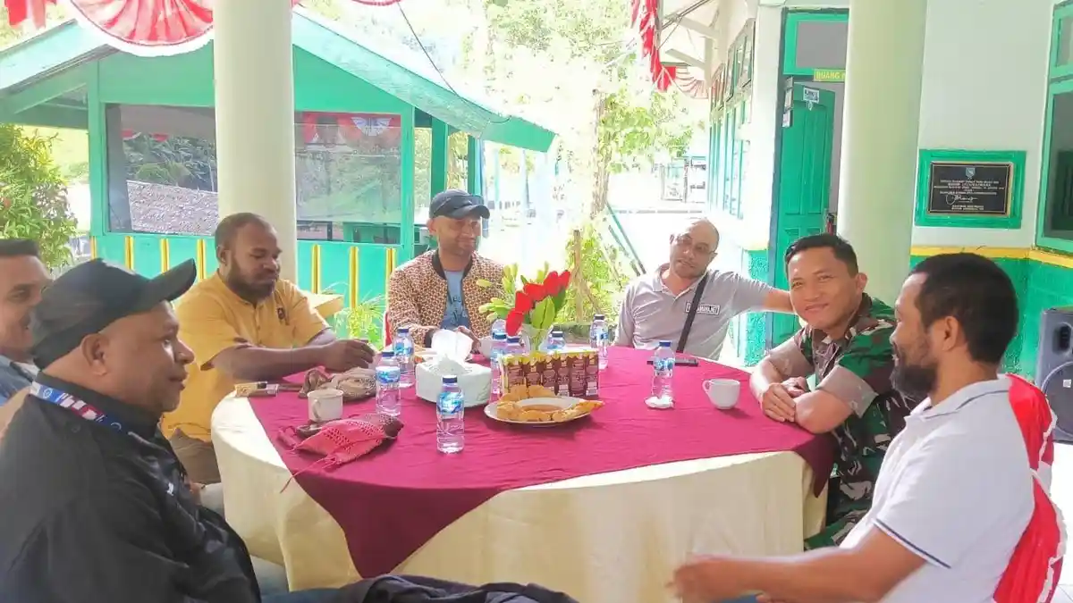 Perkuat Kemitraan Pers-TNI, Dandim 1804/Kaimana Coffee Morning Bareng Wartawan