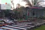 Laporan Sementara, 15 Rumah Terdampak Puting Beliung di Kabun Rohul