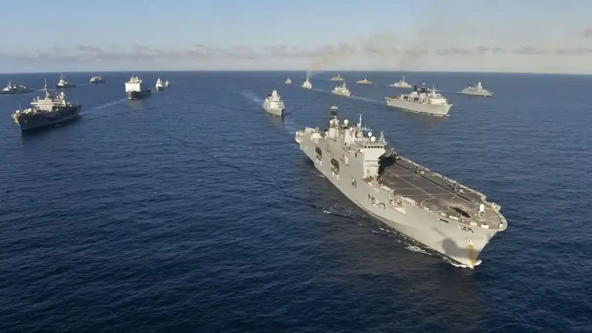 Satukan Kekuatan, Armada Kapal Perang NATO Gelar Latihan Perang di Laut Baltik