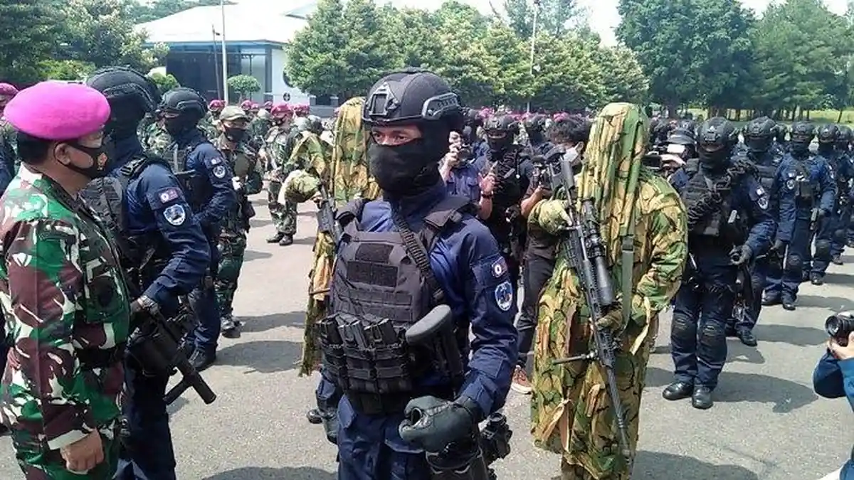 Panglima TNI Cek Kesiapan Kopassus, Marinir, dan Paskhas Hadapi Pengganggu Persatuan dan Kesatuan