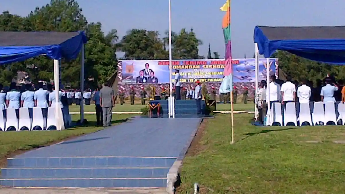 Marsda TNI A Dwi Putranto Resmi Jabat Danseskoau