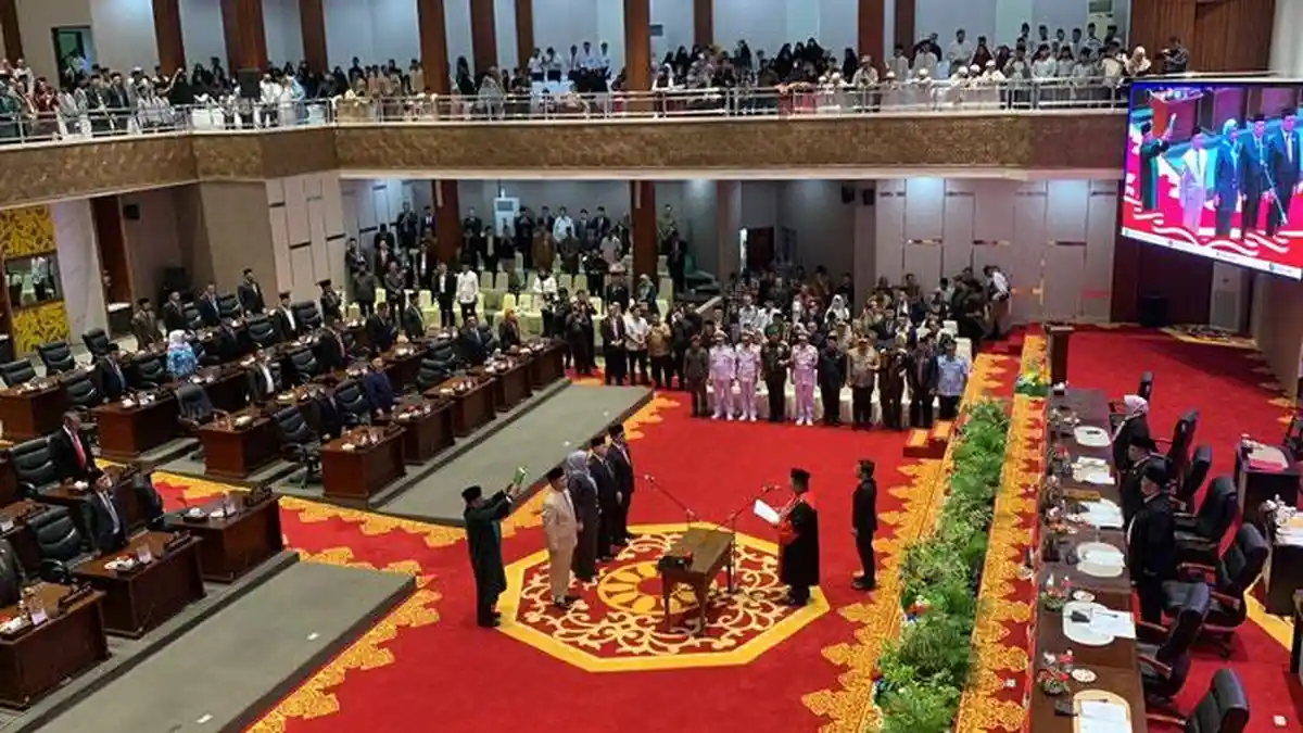 Sah, Ini Empat Pimpinan DPRD Kepri 2024-2029, Iman Sutiawan Ketua dari Gerindra