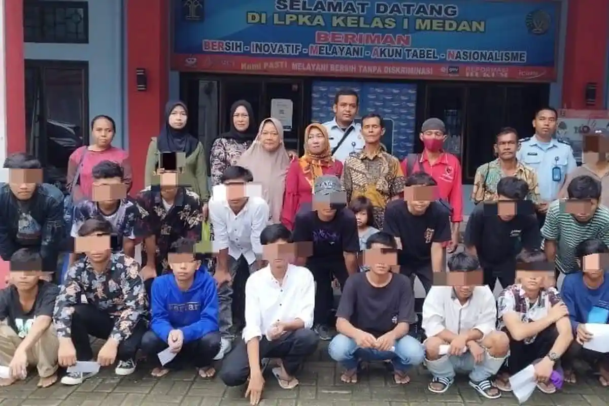 Jelang Bebas, 18 Anak Binaan LPKA Medan Diserahkan ke Bapas Medan untuk Jalani Reintegrasi