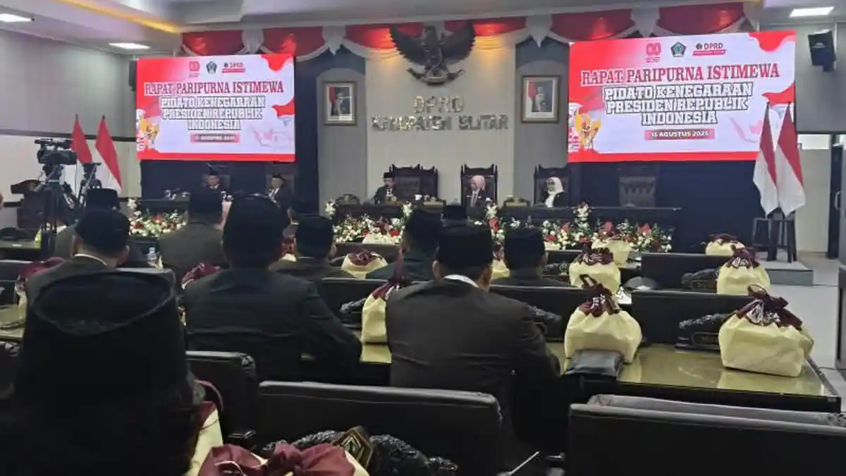 DPRD Kabupaten Blitar Gelar Rapat Paripurna Istimewa Pidato Kenegaraan Presiden RI