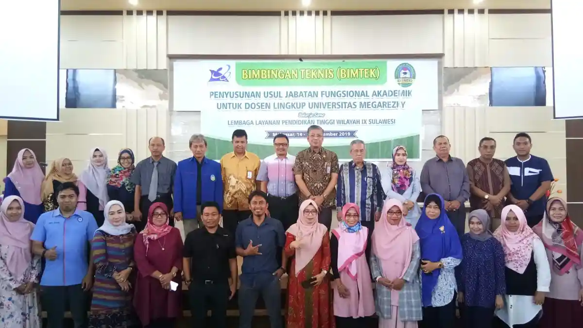 Bimtek Penyusunan Usul Jabatan Fungsional Dosen di Universitas Megarezky