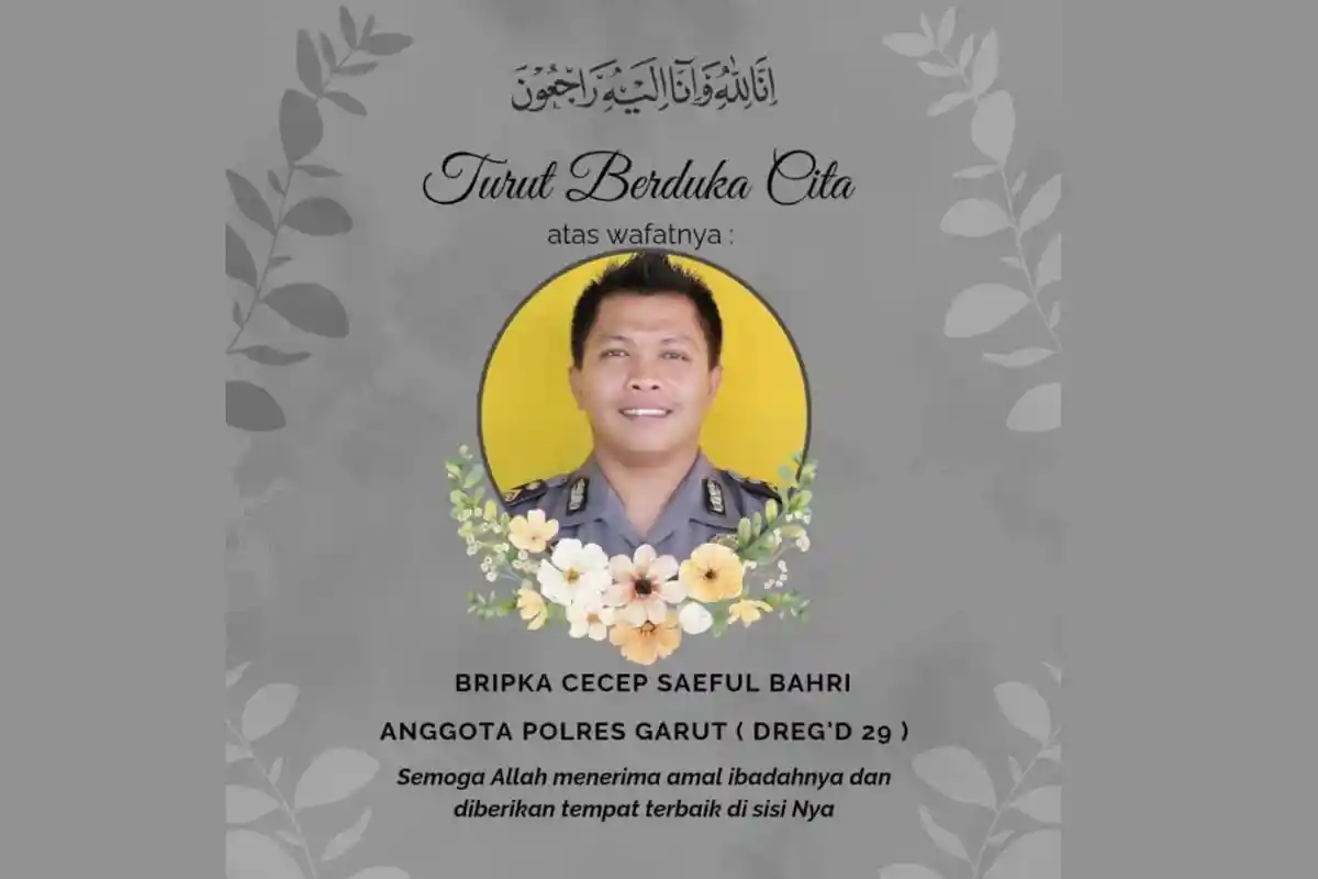 Sosok Polisi yang Gugur di Acara Nikahan Anak KDM dengan Wabup Garut, Bripka Cecep Asli Majalengka