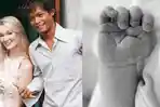 SELAMAT, Polly Alexandria Melahirkan, Nur Khamid Kini Punya Bayi Bule, Langsung Pamer Foto sang Anak