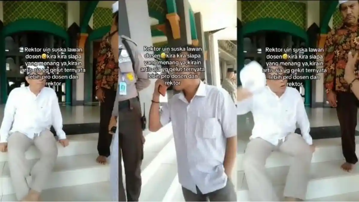 Viral Rektor dan Dosen UIN Suska Terlibat Cekcok di Masjid Kampus, Ternyata Gegara Ini
