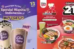 Promo Hari Kartini 2026: Chatime hingga RamenYA!, Ada Diskon dan Buy 1 Get 1