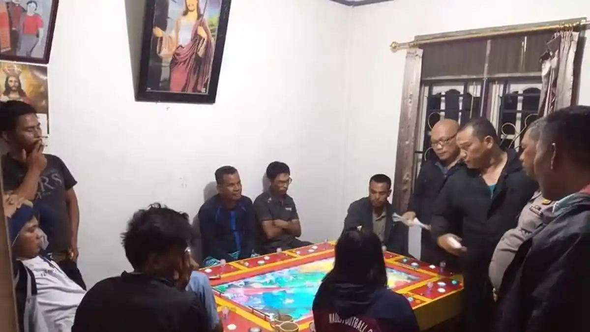 Rumahnya Jadi Tempat Judi Tembak Ikan, Oknum Polisi di Lintong Nihuta Ditangkap