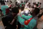 Kapolri Kunjungi Sentra Vaksinasi Kompas Gramedia