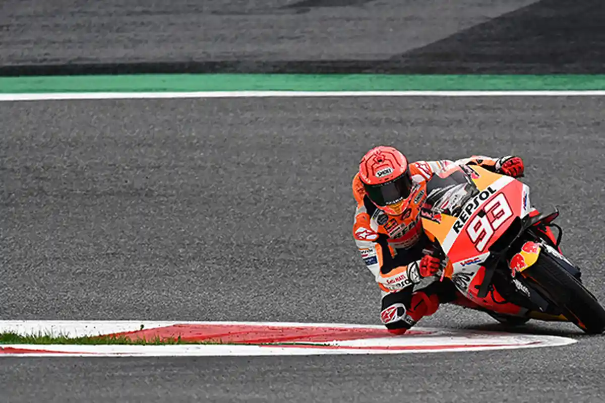 JADWAL MotoGP 2021 Aragon, Motor Marc Marquez Rusak Parah di Latihan Bebas 2