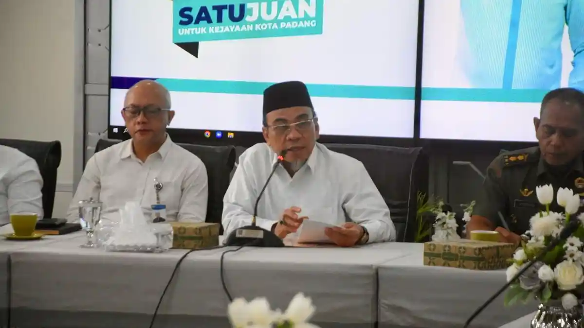 Jelang Hari Raya Idul Adha 1446 H, Pemko Padang Gelar Rakor Tim Pengendalian Inflasi Daerah