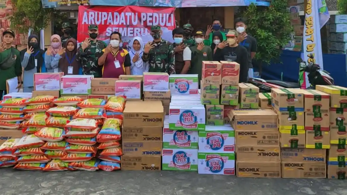Alumni Akademi Militer 2004 Kirim Bantuan Kepada Korban Semeru dan Banjir Bandang Garut