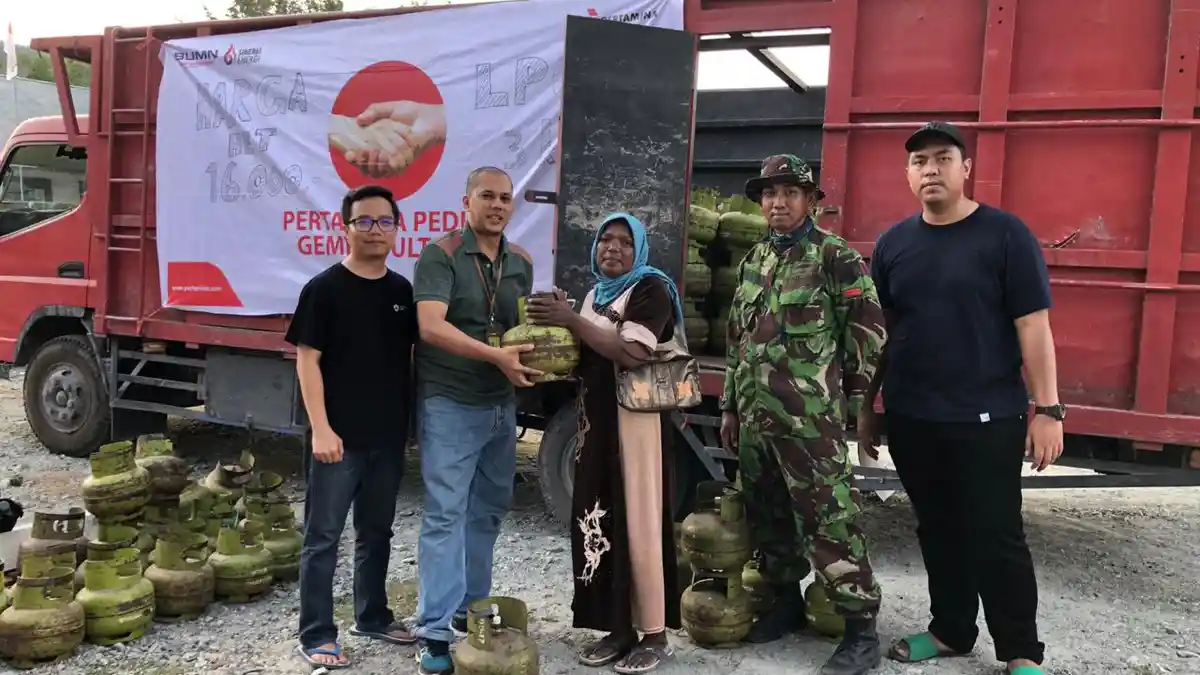 Pasokan LPG tiba, Pertamina Operasi Pasar Elpiji 3 Kg di Donggala dan Sigi