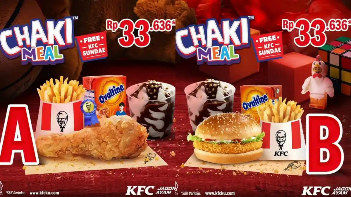Promo Spesial KFC September 2024, Nikmati Kelezatan dan Mainan Seru di CHAKI MEAL!