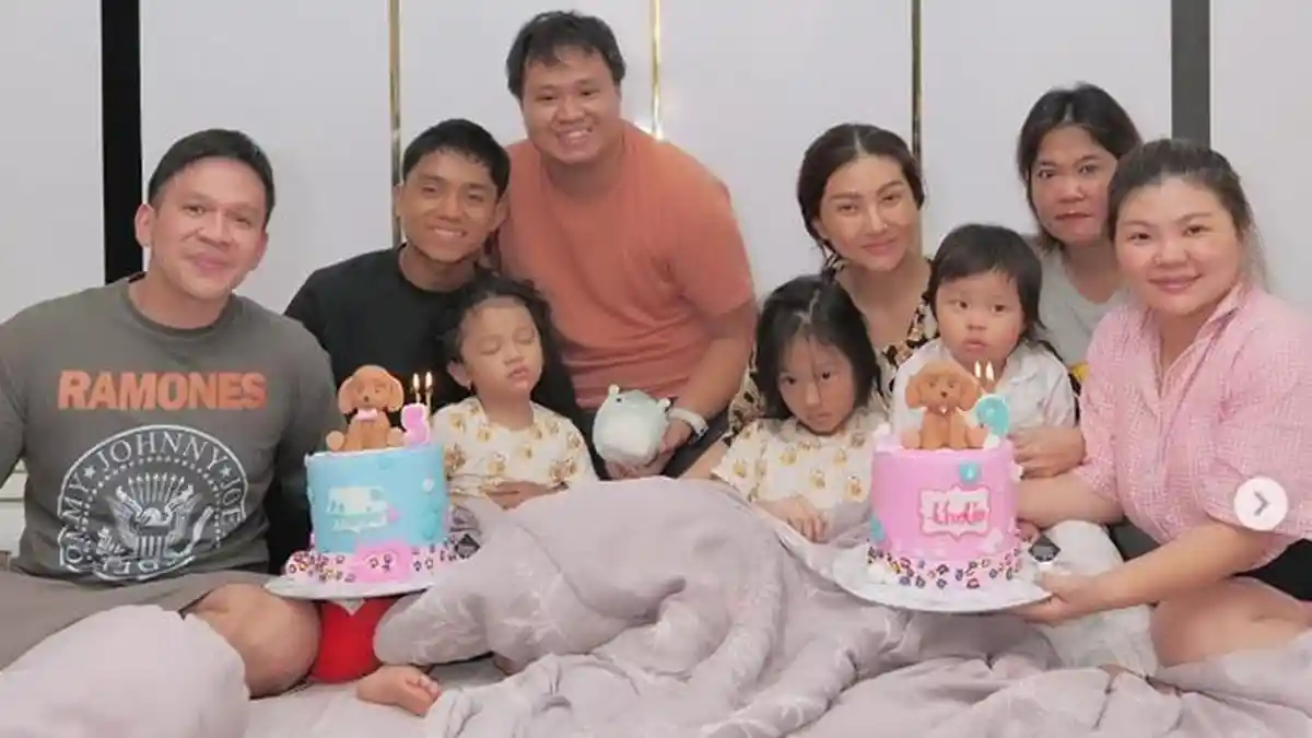 AKHIRNYA Pulang ke Jakarta, Gelagat Betrand Peto saat Ultah Anak Sarwendah dan Ruben Onsu Disorot