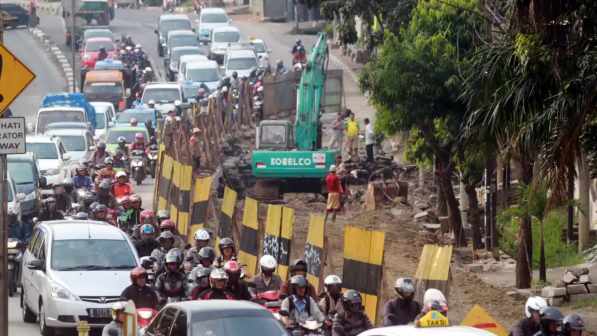Ini Rekayasa Lalulintas Proyek Underpass Mampang-Kuningan