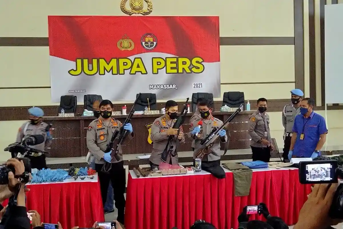 Nama 20 Terduga Teroris yang Ditangkap di Makassar, Gowa dan Enrekang, 2 Tewas