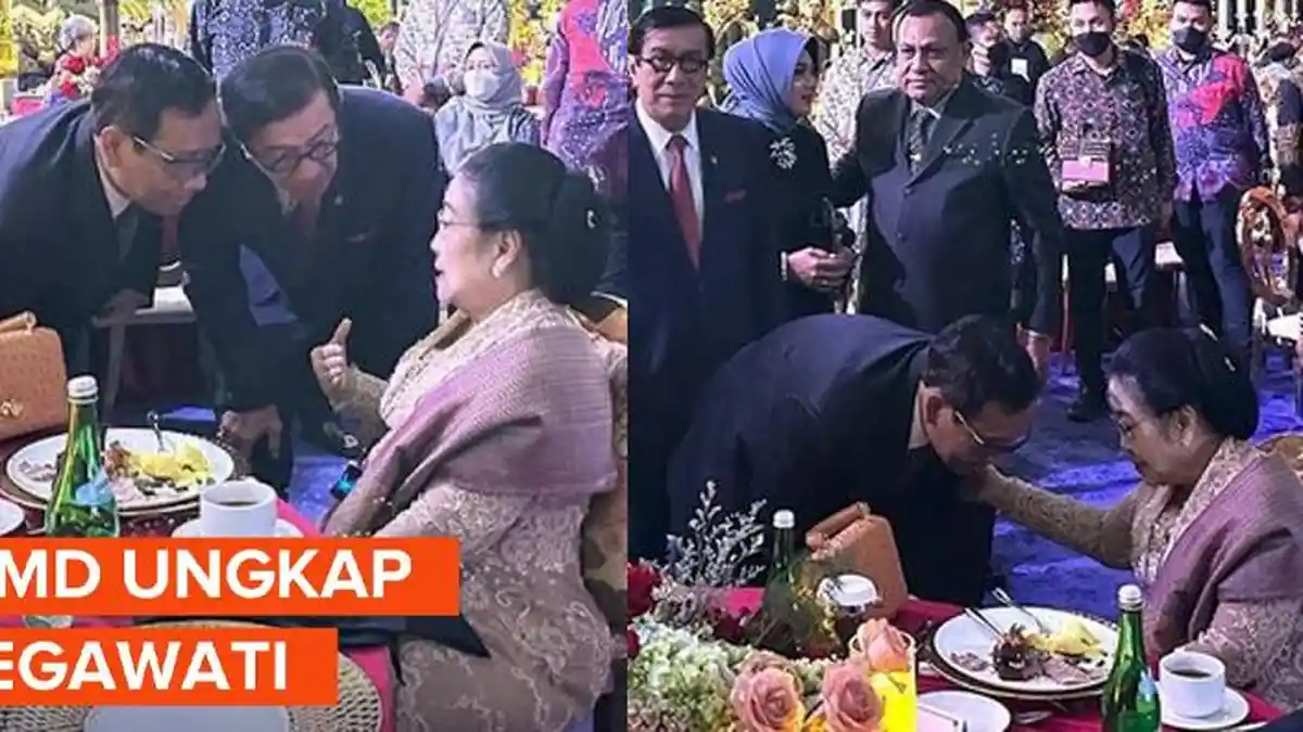 Ditanya Jadi Cawapres Ganjar Pranowo Setelah Dibisik Megawati, Begini Reaksi Mahfud MD