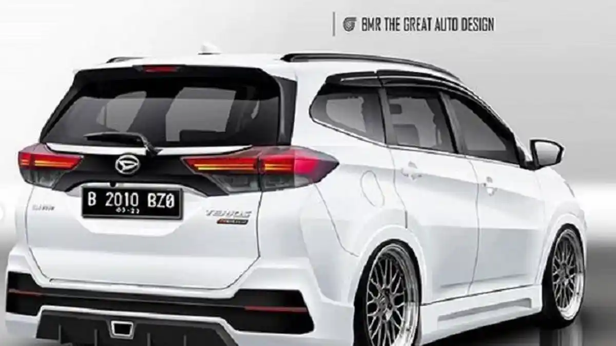 Jadi Lebih Ganteng, Modifikasi Daihatsu Terios Dibuat Ceper Hampir Cium Aspal