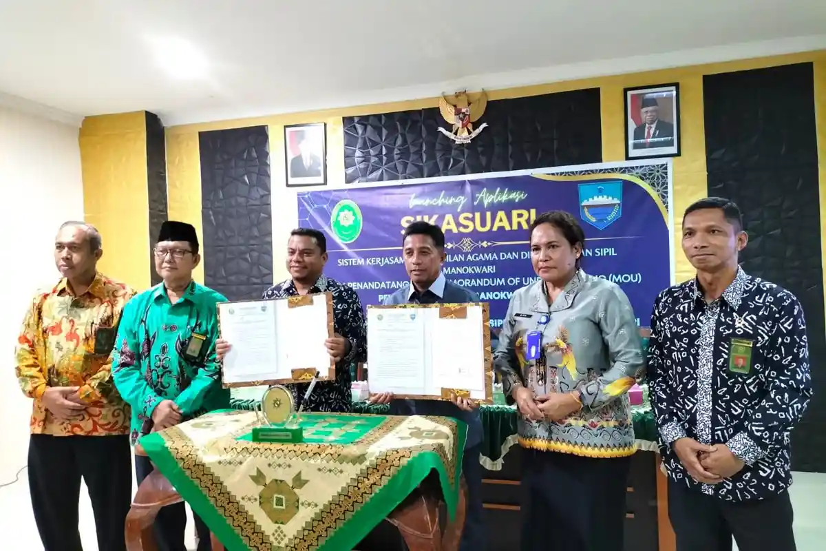 Pengadilan Agama Manokwari dan Disdukcapil Luncurkan Aplikasi SIKASUARI, Berikut Kegunaannya