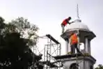 Perbaikan Tugu dan Patung Maung di Kota Bandung