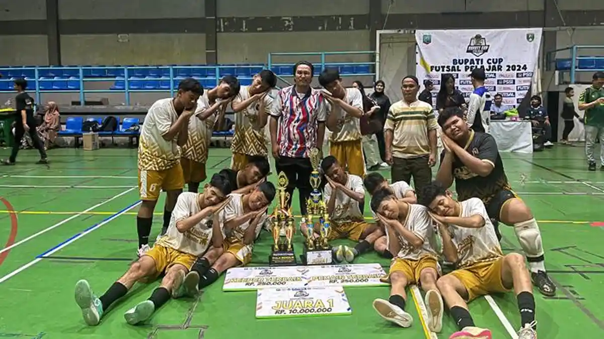 SMAN 1 Manggar Belitung Timur Dominasi Bupati Cup Futsal Pelajar 2024