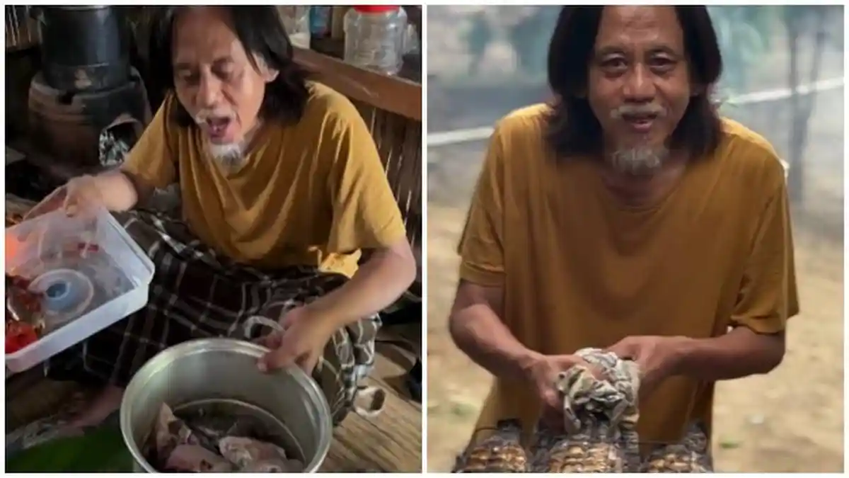 Momen Epy Kusnandar Ikut Mudik Ke Kampung Halaman Istri ke OKU Selatan, Masak Kuliner Khas Ranau