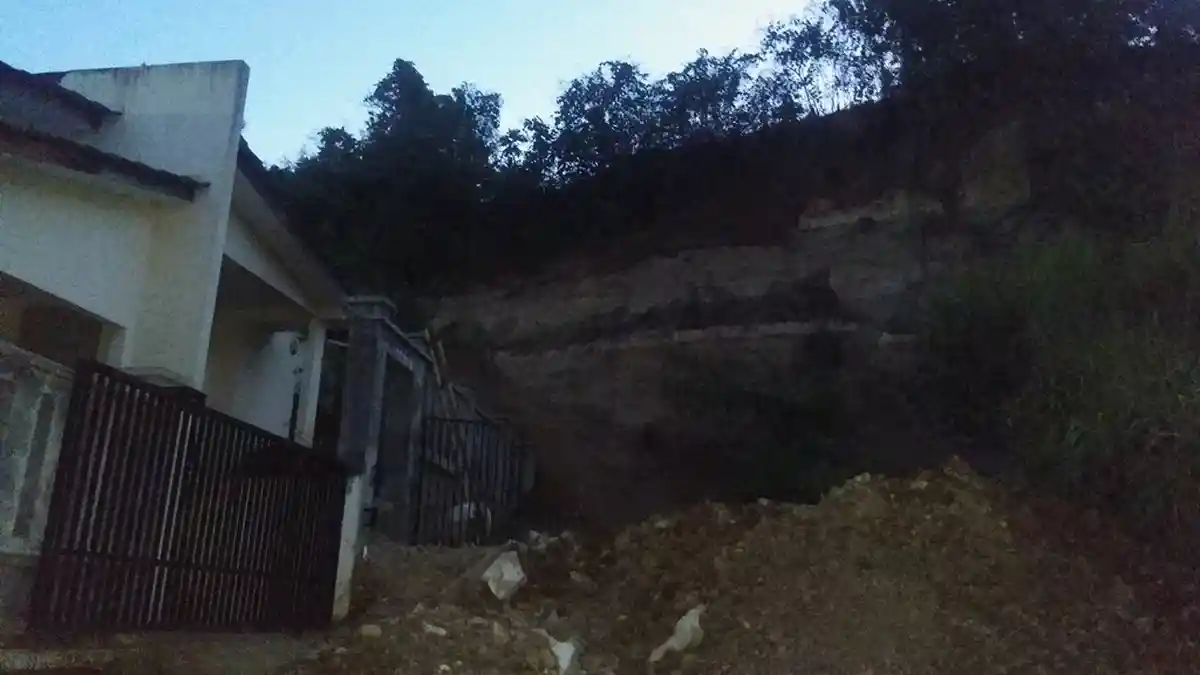 Rumah Korban Longsor di Tikala Sejak Februari hingga saat Ini Belum Diperbaiki