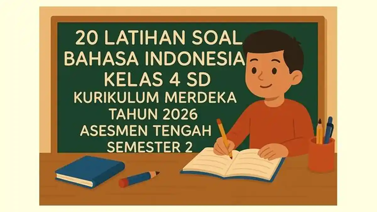 20 Latihan Soal Bahasa Indonesia Kelas 4 SD Kurikulum Merdeka Tahun ...