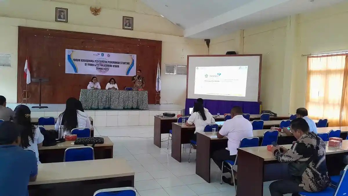 BKKBN Maluku Utara Koordinasi  percepatan Penurunan Stunting di Halmahera Utara