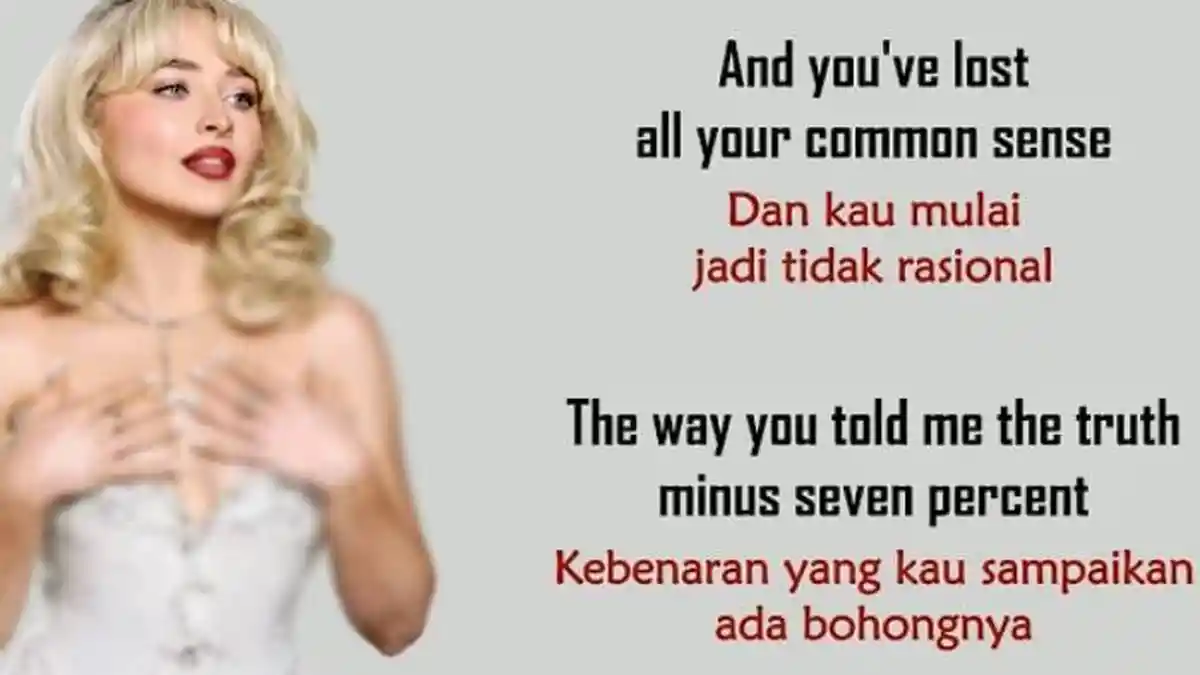 Lirik dan Chord Gitar Coincidence - Sabrina Carpenter: She Knew, She's got a Real Sixth Sense