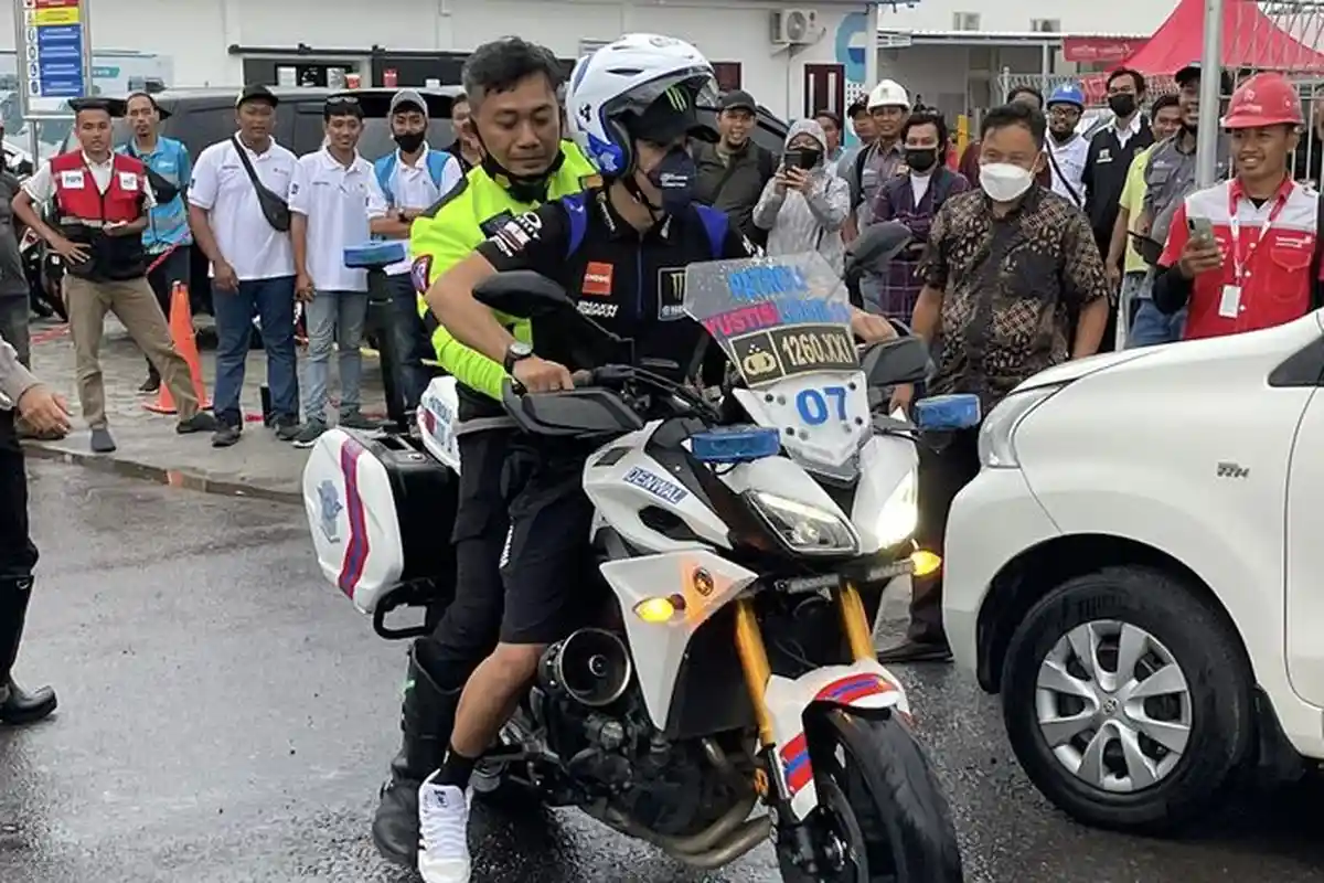Demi Kejar Penerbangan, Franco Morbidelli Nekat Pinjam Motor Polisi Agar Tak Ketinggalan Pesawat