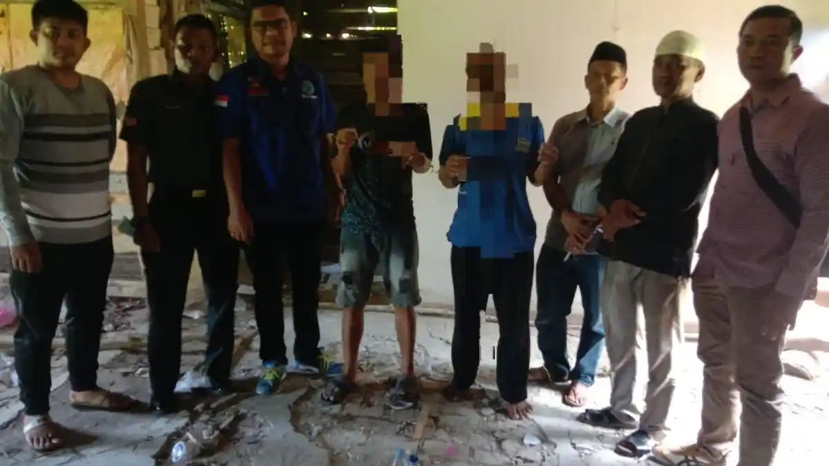 Dua Pria Nyangkut saat Polres Tanjungbalai Gelar GKN