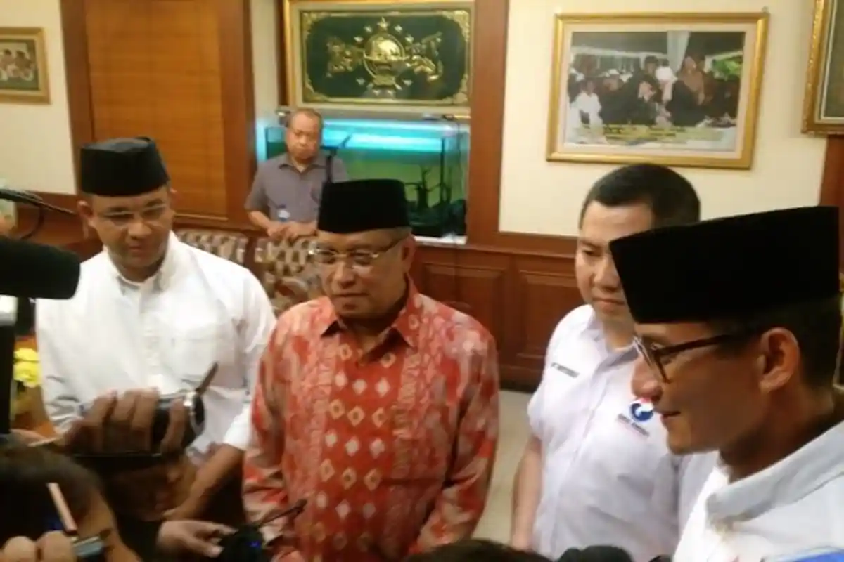 Anies-Sandi Temui Ketua PBNU