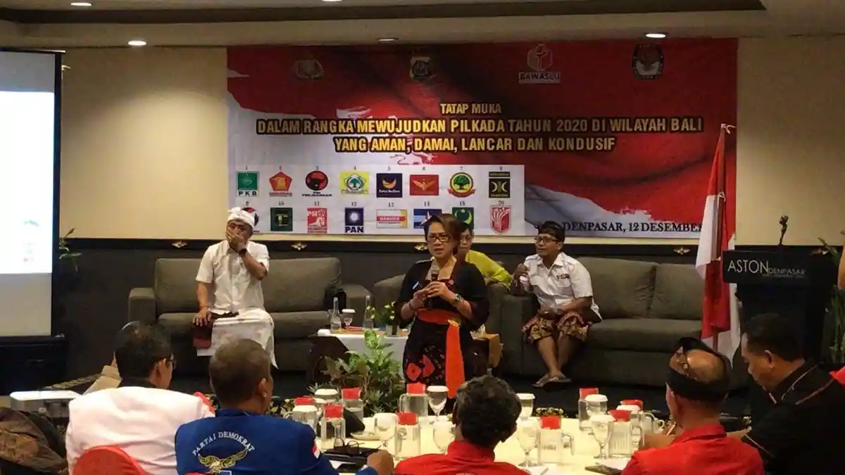 Dit Intelkam Polda Bali Bertemu KPU, Bawaslu dan Ketua Parpol Jelang Pilkada 2020
