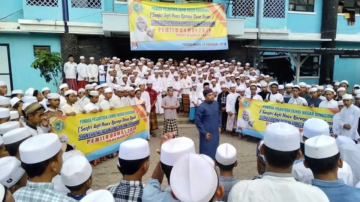 Ponpes Genggong  Keluarkan Maklumat Dukung Jokowi-KH Ma’ruf