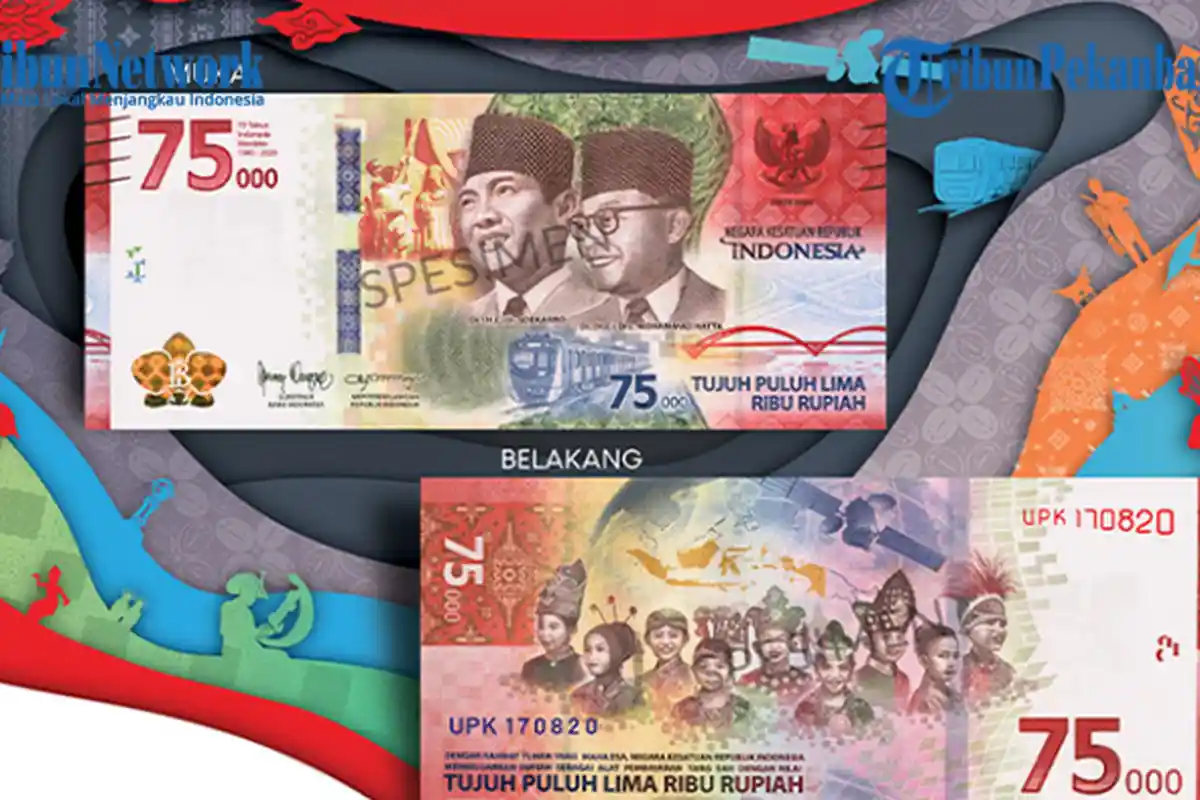 SANGAT LANGKA! Uang Pecahan Rp 75.000 Edisi HUT RI ke 75 Bakal Diburu Kolektor, Buruan Pesan!