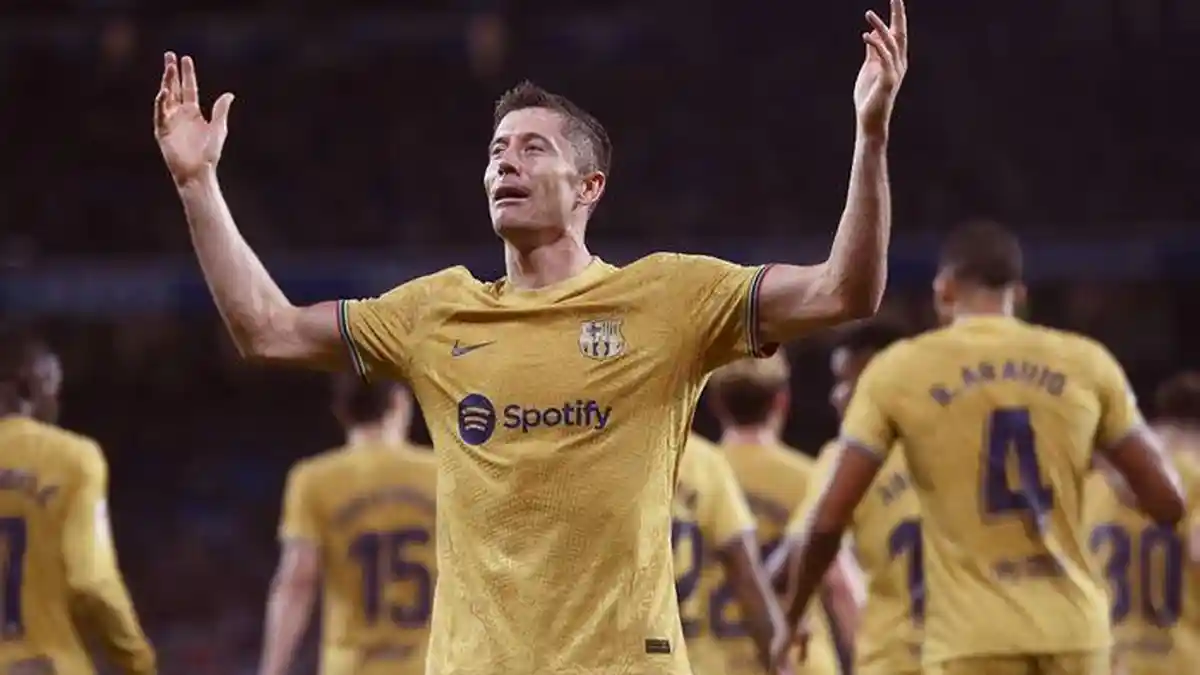 Skor 0-2, Hasil Barbastro vs Barcelona Babak 1 Hasil Copa del Rey Lewandowski Ancaman Nyata
