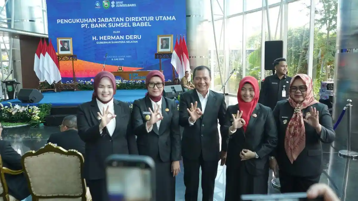 Hadiri Pengukuhan Dirut Bank Sumsel Babel, Wabup Banyuasin Harapkan Sinergi Makin Kuat