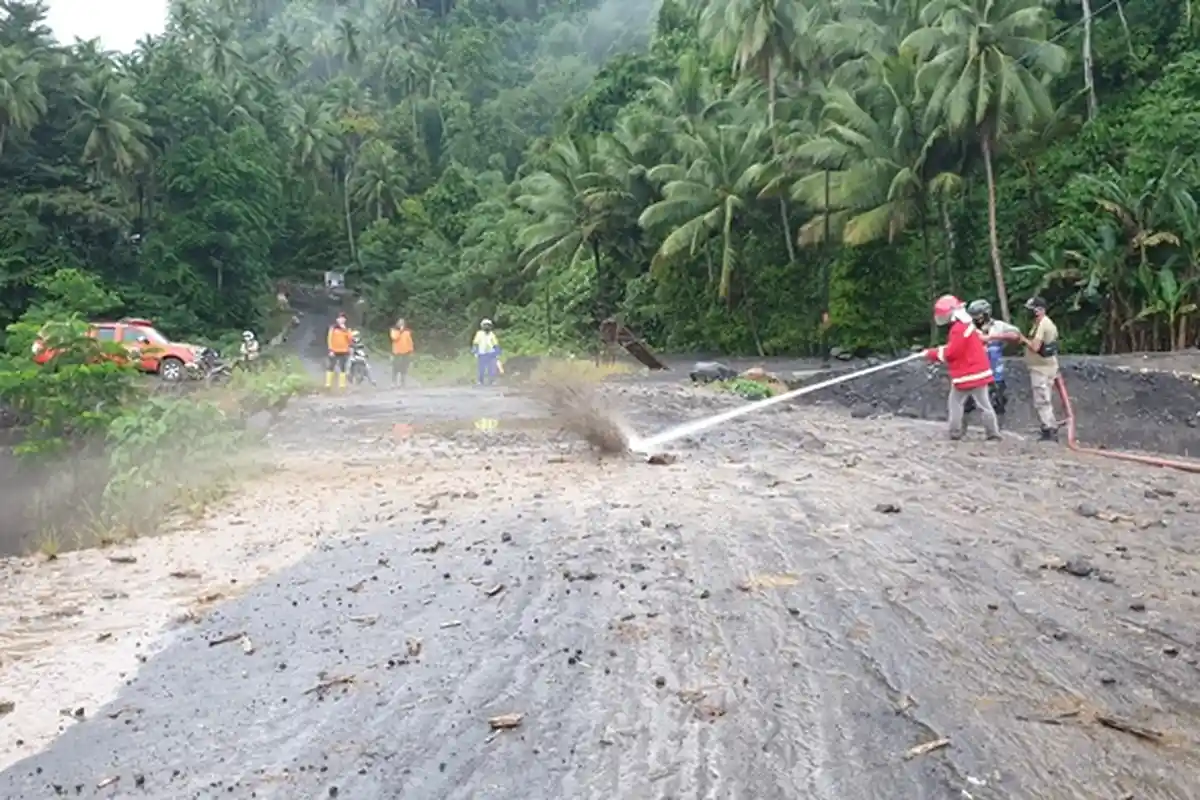 Potensi Banjir Lahar Dingin Gunung Karangetang, Masyarakat Sitaro Diminta Waspada