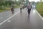 Kecelakaan Maut di Jombang, Tabrakan Mobil Elf dan Sepeda Motor Merenggut Satu Nyawa