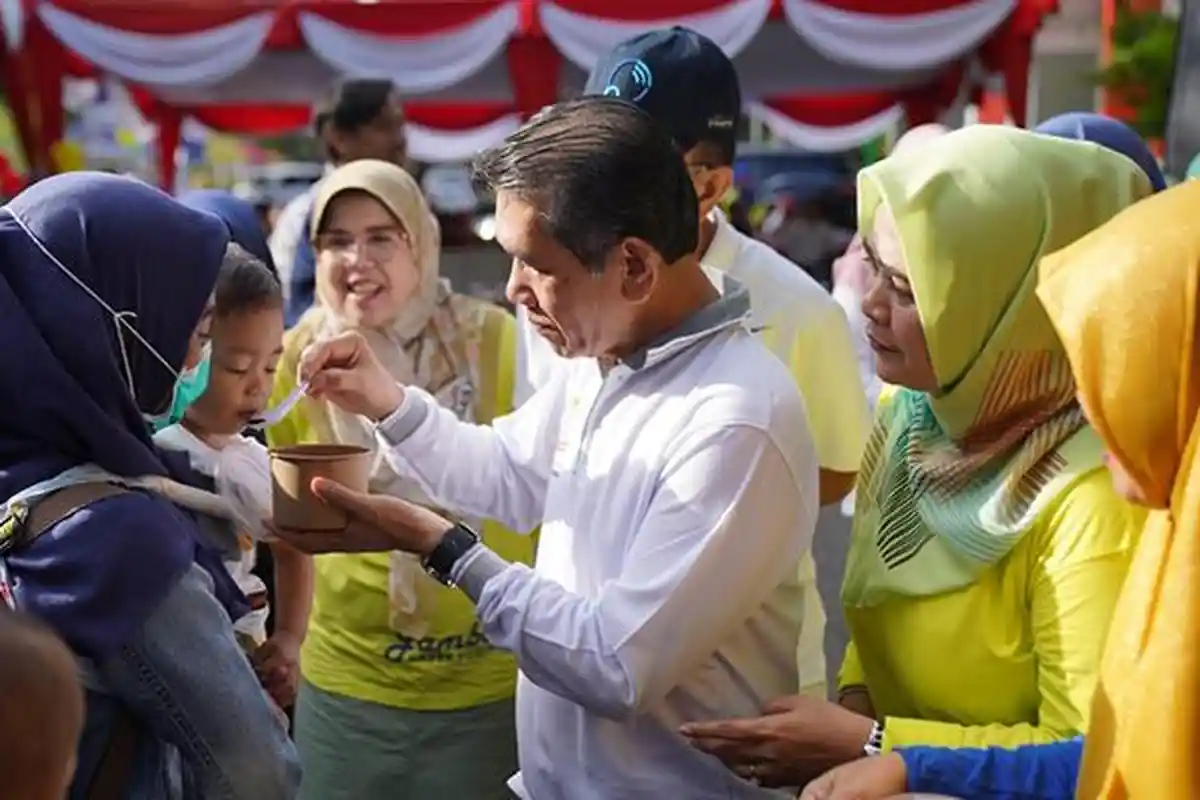 Dinas Kesehatan Kota Pontianak Launching Gerakan Intervensi Serentak Pencegahan Stunting
