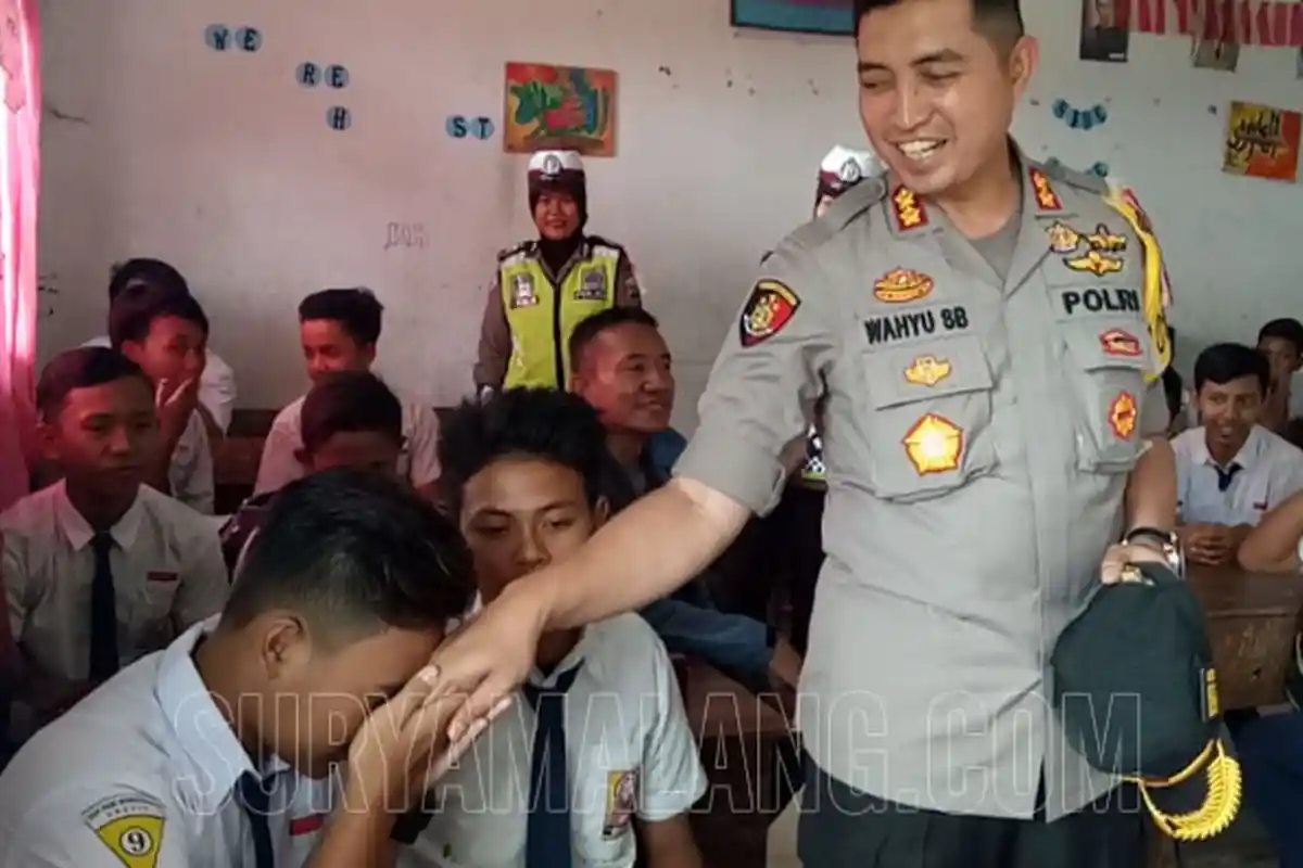 Kapolres Gresik ke SMP PGRI Wringinanom, Begini Tanggapannya soal Kasus Murid Tantang Guru