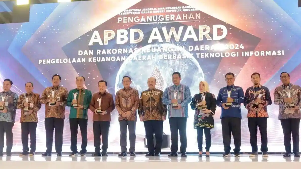Pemprov Jambi Raih Penghargaan APBD Award 2024 dari Kemendagri